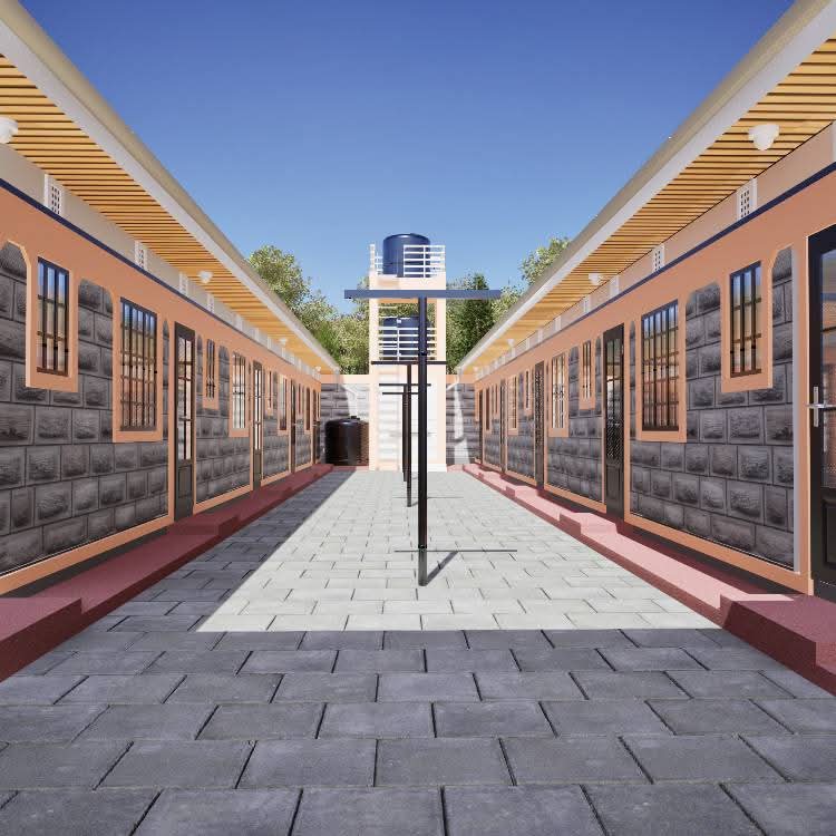 Institutional building